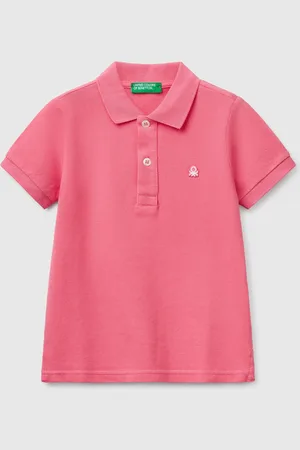 Benetton Benetton, Short Sleeve Polo In Pure Cotton, size 2-3, , Kids
