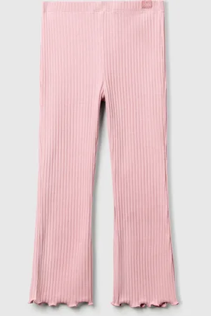 Benetton Benetton, Flared Fit Stretch Cotton Leggings, size 18-24, , Kids