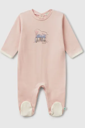 Benetton Benetton, Long Jumpsuit With Animal Print, size 9-12, , Kids