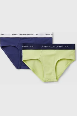 Benetton Benetton, Two Briefs With Logoed Elastic, size XS, , Kids