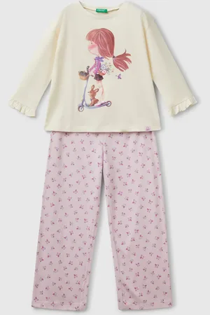 Benetton Benetton, Doll Print Pyjamas, size 2XL, , Kids