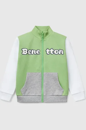 Benetton Benetton, Sweatshirt In Cotton With Zip, size 3-4, , Kids