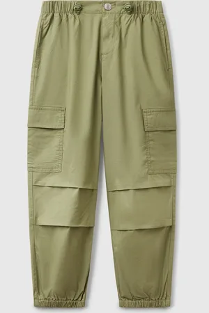 Benetton Benetton, Stretch Cotton Cargo Trousers, size L,, Kids