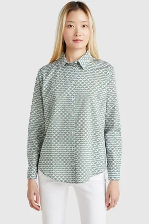 Benetton Benetton, Patterned Shirt, size S, , Women