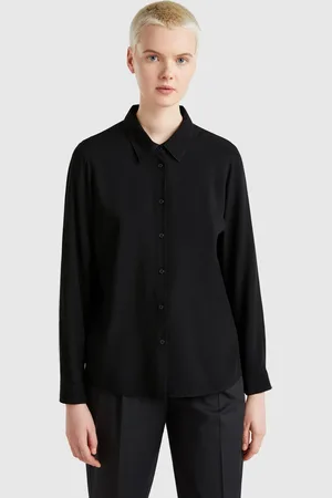 Benetton Benetton, Regular Fit Viscose Shirt, size XXS, , Women