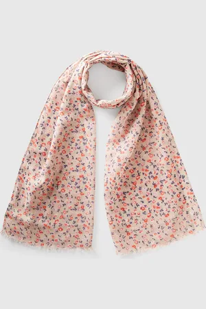 Benetton Benetton, Scarf With Floral Print, size OS, , Women