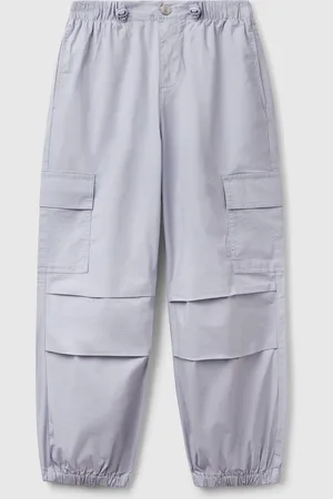 Benetton Benetton, Stretch Cotton Cargo Trousers, size 3XL, , Kids
