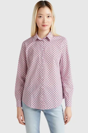 Benetton Benetton, Patterned Shirt, size XS, , Women