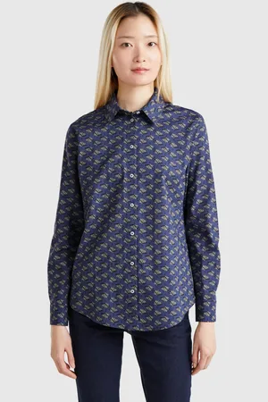 Benetton Benetton, Patterned Shirt, size XXS, , Women