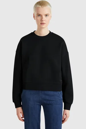 Benetton Benetton, 100% Cotton Sweatshirt With Logo Print, size M, , Women