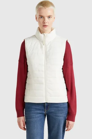 Benetton Benetton, Sleeveless Slim Fit Jacket With Padding, size XXS, , Women