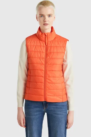 Benetton Benetton, Sleeveless Slim Fit Jacket With Padding, size M,, Women