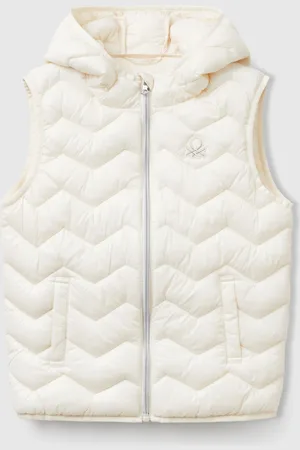 Benetton Benetton, Padded Vest With Hood, size 3XL, , Kids