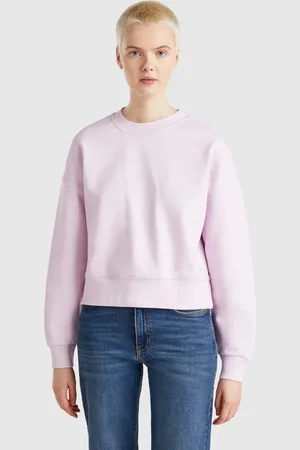 Benetton Benetton, 100% Cotton Sweatshirt With Logo Print, size M, , Women