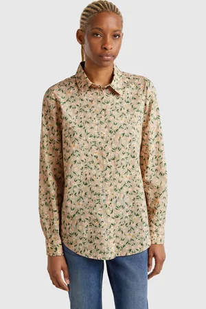 Benetton Benetton, Floral Shirt, size XS, , Women