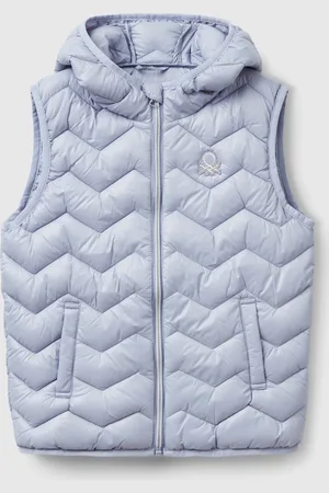 Benetton Benetton, Padded Vest With Hood, size L, , Kids