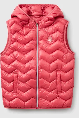 Benetton Benetton, Padded Vest With Hood, size 3XL, , Kids
