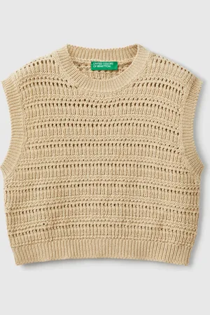 Benetton Benetton, Worked Vest, size M, , Kids