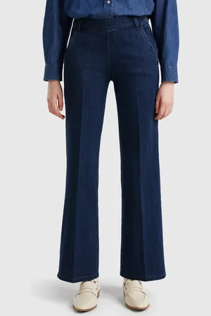 Benetton Benetton, Flared Jeans With Zip, size, , Women