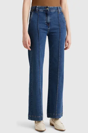 Benetton Benetton, High-waisted Flare Fit Jeans, size 32, , Women