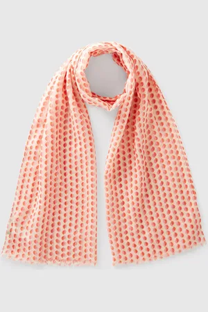 Benetton Benetton, And Red Polka Dot Scarf, size OS, , Women