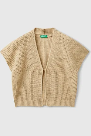 Benetton Benetton, Short Sleeve Cardigan, size XL, , Kids