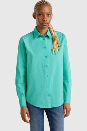 Benetton Benetton, Regular Fit Cotton Shirt, size XXS, , Women