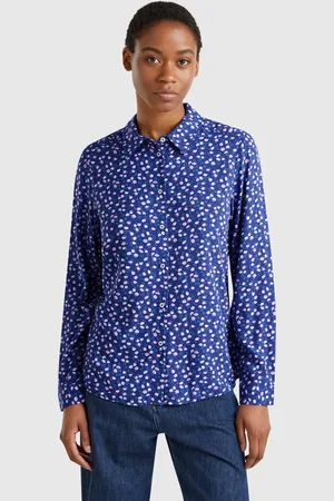 Benetton Benetton, Patterned Shirt In Viscose, size M, , Women