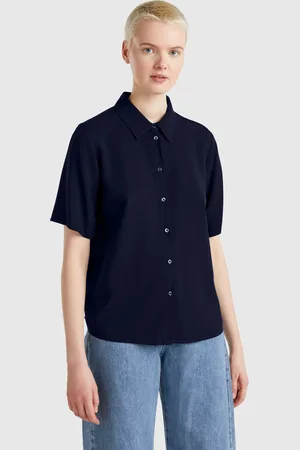 Benetton Benetton, 3/4 Sleeve Shirt In Viscose, size XS, , Women