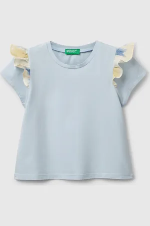 Benetton Benetton, T-shirt With Cap Sleeves, size 18-24, , Kids