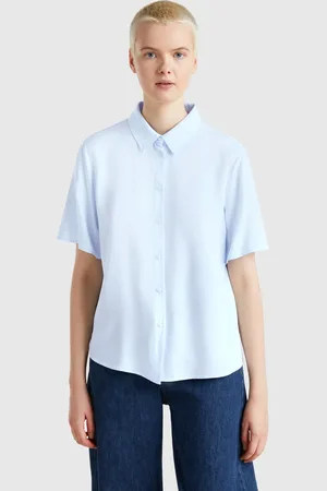 Benetton Benetton, 3/4 Sleeve Shirt In Viscose, size L, , Women