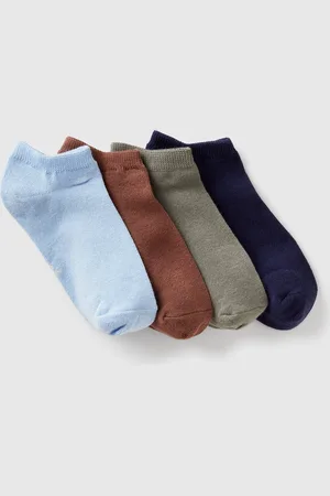 Benetton Benetton, Four Pairs Of Short Socks, size 8-9, , Kids