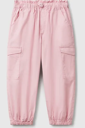 Benetton Benetton, Stretch Cotton Cargo Trousers, size 12-18, , Kids
