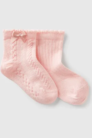 Benetton Benetton, Sock Set In Cotton Blend, size 3-6, , Kids
