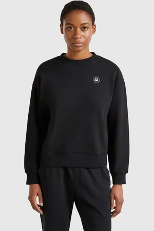 Benetton Benetton, Crew Neck Sweatshirt In Cotton Blend, size M, , Women