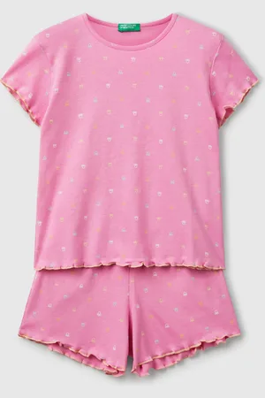 Benetton Benetton, Pyjamas With Logo Print, size XL, , Kids
