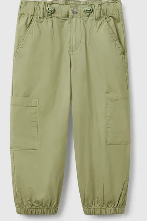 Benetton Benetton, Parachute Trousers In Stretch Cotton, size 3-4,, Kids