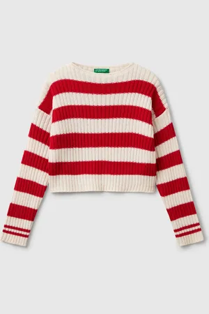 Benetton Benetton, Two-tone Striped Sweater, size S, , Kids