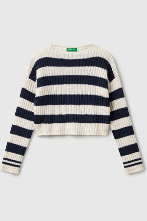 Benetton Benetton, Two-tone Striped Sweater, size XL, , Kids