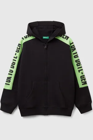 Benetton Benetton, Oversized Fit Sweatshirt With Bands, size S, , Kids