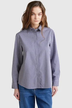 Benetton Benetton, Shirt With Vertical Stripes, size XS, , Women