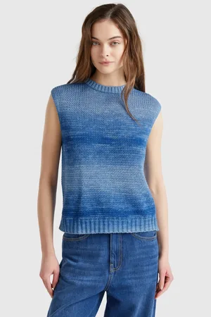 Benetton Benetton, Faded Look Vest, size L, , Women
