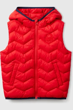 Benetton Benetton, Padded Vest With Hood, size 4-5, , Kids