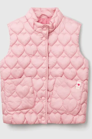 Benetton Benetton, Padded Vest With Heart-shaped Quilting, size 4-5, , Kids
