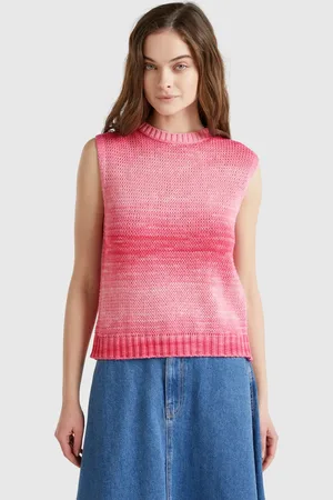 Benetton Benetton, Faded Look Vest, size S, , Women