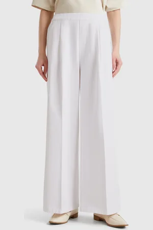 Benetton Benetton, High-waisted Palazzo Trousers, size XXS, , Women