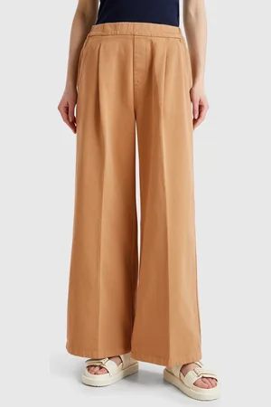 Benetton Benetton, High-waisted Palazzo Trousers, size XS, , Women
