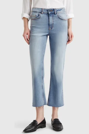 Benetton Benetton, Cropped Jeans In Cotton, size 34, , Women