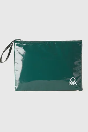 Benetton Benetton, Large Clutch With Logo, size OS, , Women