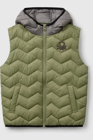 Benetton Benetton, Padded Vest With Hood, size M, , Kids